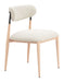 Equinox - Armless Dining Chair (Set of 2) - Oyster Gray / Natural Zuo Modern
