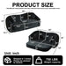 Curved Convertible Sofa, 2 In 1 Frameless Folding Sofa Bed With Pull Out Base And Deep Seat Home Essentials
