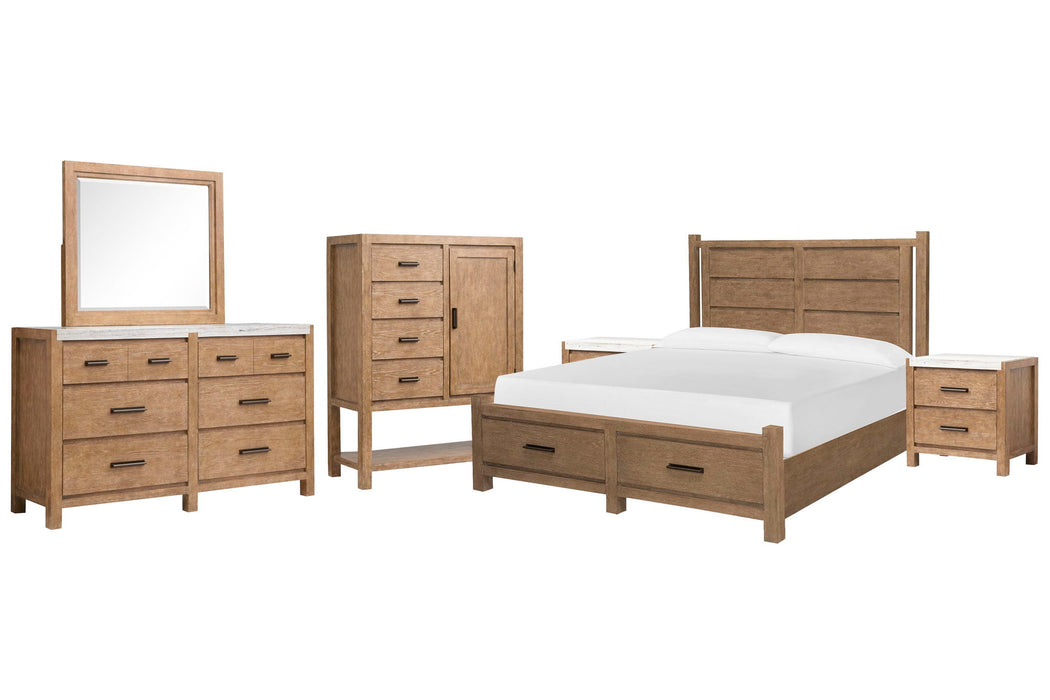 Plum Creek - Panel Storage Bedroom Set Magnussen Furniture