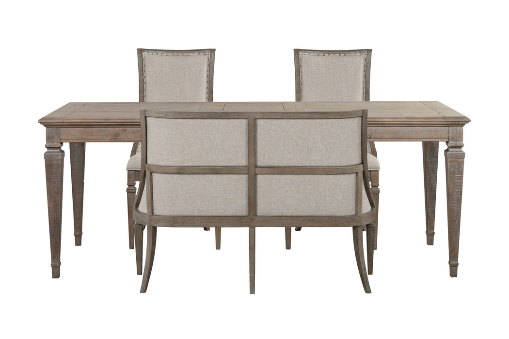 Lancaster - 4 Piece Extendable Rectangular Dining Table Set Magnussen Furniture