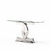 Dual C - Shaped Console Table Home Essentials