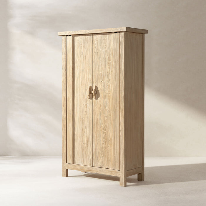 Fable - 2 Door Storage Cabinet - Light Natural Brown Jennifer Taylor Home