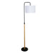 Lior - Arc Floor Lamp With Cylinder Shade - Black Ashcroft Furniture