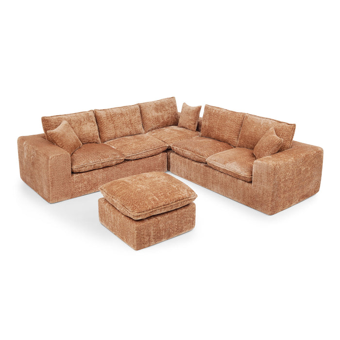 Sectional Sofa With Moveable Ottoman Home Essentials