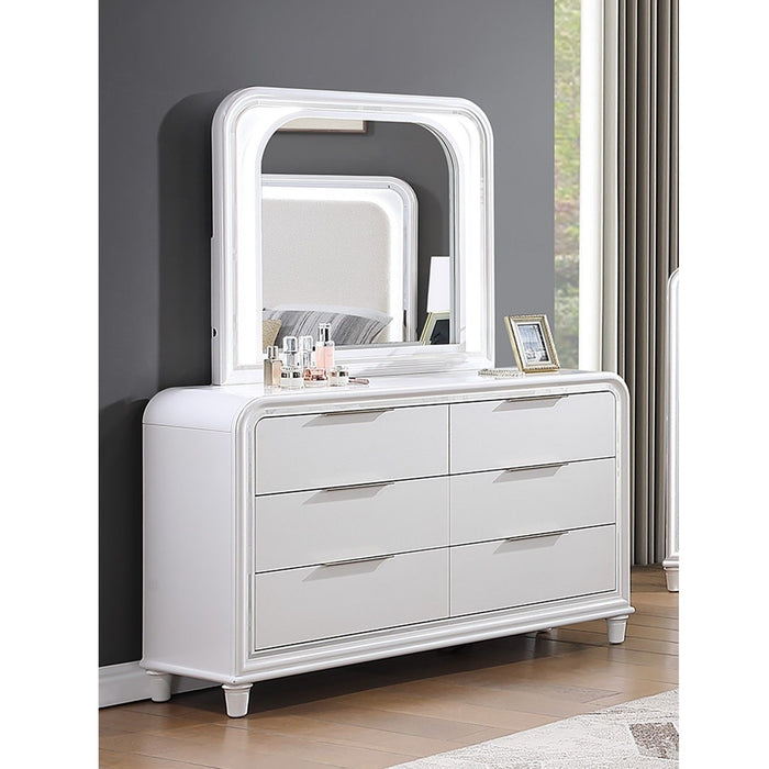 Dresser 6 Drawers - White Home Essentials