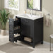 Bathroom Vanity With Sink Top, Bathroom Vanity Cabinet With 2 Doors And 2 Drawers, Open Shelf Hearth and Haven