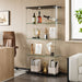 Display Cabinet With Shelf Double Doors And Lock Home Essentials