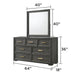Colorado - Bedroom Set With Upholstered LED Headboard Matrix Furniture Group