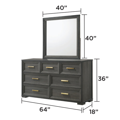 Colorado - Dresser (Mirror Not Included) - Charcoal Matrix Furniture Group