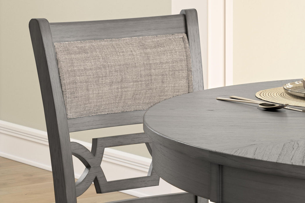 Wrenning - Drm Counter Table Set (Set of 5) - Gray Signature Design by Ashley®