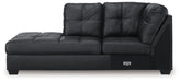 Barlin Mills - Laf Corner Chaise - Carbon Benchcraft®