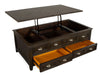Westley Falls - Lift Top Storage Cocktail Table With Casters - Graphite Magnussen Furniture