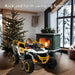 Ride On Models 12V Kids Electric Truck With Remote Control, Front & Rear Suspension, 2 Seater UTV, Flashlights, Music Player - Yellow / White Daily Nest
