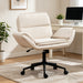 Criss Cross Swivel Desk Chair With Adjustable Armrests & Wheels For Home Office Home Essentials