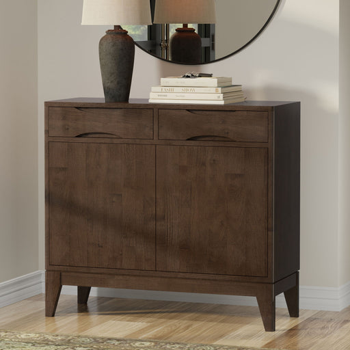 Harper - Entryway Storage Cabinet - Walnut Brown Simpli-Home