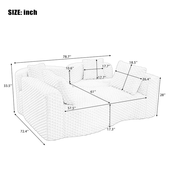 Modular Sectional Sofa With Free Combination Design Hearth and Haven