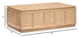 Burnham - Lift Top Storage Cocktail Table With Casters - Sable Dusk Magnussen Furniture