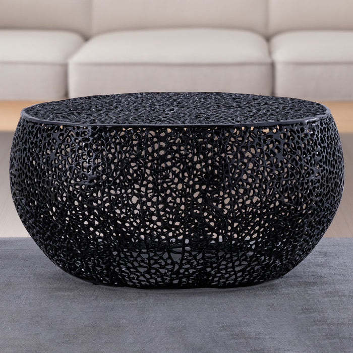 T3502 - Modern Round Coffee Table Matrix Furniture Group