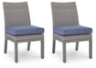 Half Moon Beach - Side Chair With Cushion (Set of 2) - Blue / Gray Signature Design by Ashley®