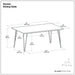 Hunter - Square Tabletop Dining Table Simpli-Home