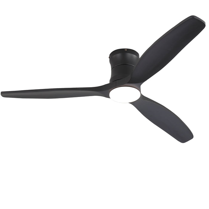 52" Ceiling Fan With Light, Dimmable DC Reversible Motor, 3 Blades Daily Nest