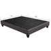 14" Upholstered Platform Bed Base, Mattress Foundation Daily Nest