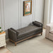 Upholstered End Of Bed Bench With Arms & 2 Bolsters For Bedroom Home Essentials