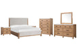 Plum Creek - Upholstered Panel Bedroom Set Magnussen Furniture