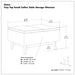 Owen - Tray Top Small Coffee Table Upholstered Storage Ottoman Simpli-Home
