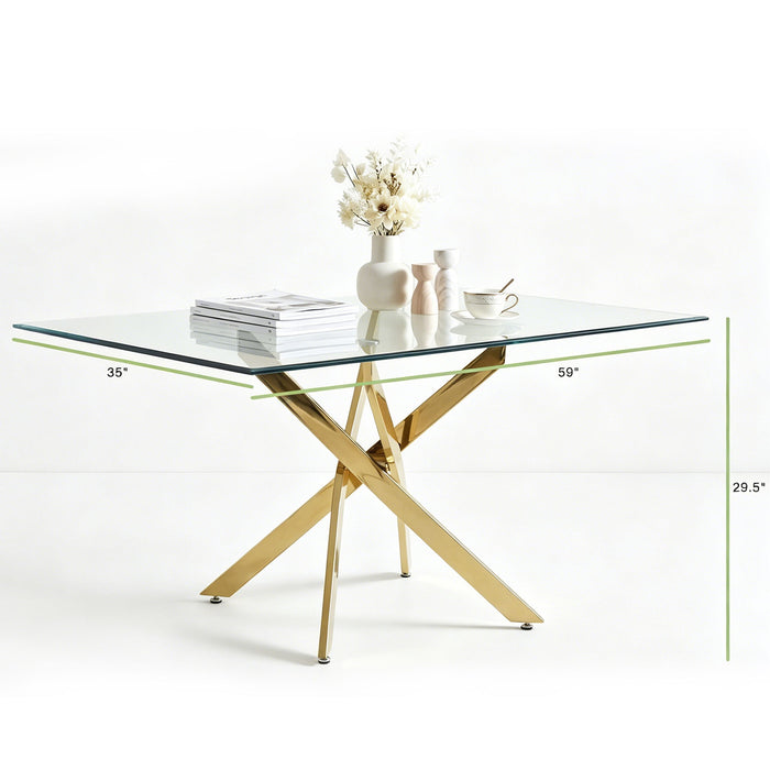 Modern Rectangular Table For Dining Room Home Essentials