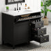 Bathroom Vanity With Sink, Cabinet With 3 Drawers And Adjustable Shelf Hearth and Haven