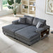 Convertible Sectional Sofa, Sleeper Oversized Living Room Lounge Home Essentials