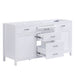 Bathroom Vanity Cabinet Only With Soft Closing Doors & Drawers, Adjustable Shelves - White Noble House