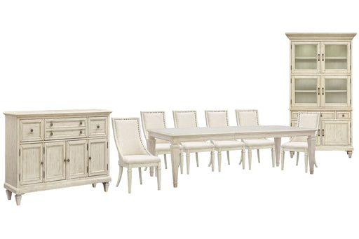 Newport - 9 Piece Extendable Rectangular Dining Table Set Magnussen Furniture