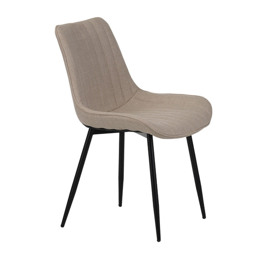 Dining Chair Set With Padded Backrests (Set of 4) - Beige Home Essentials