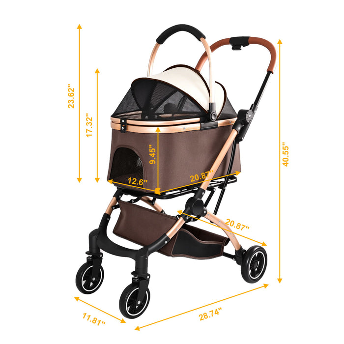 Pet Stroller For Dogs And Cats Daily Nest