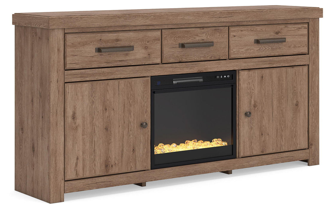 Garistyn - TV Stand With Fireplace Option Signature Design by Ashley®