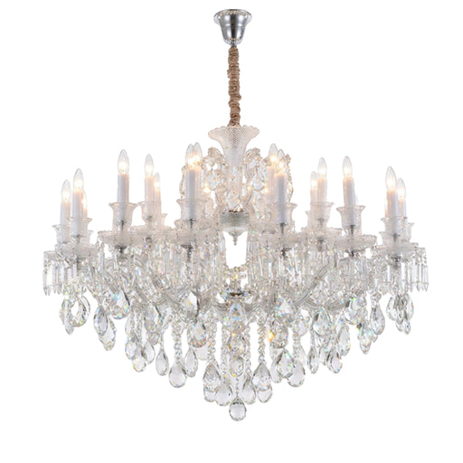 Michael Amini Lighting - Chambord 25-Light Traditional Crystal Chandelier - Clear Michael Amini