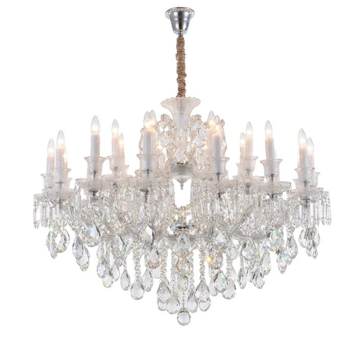 Michael Amini Lighting - Chambord 25-Light Traditional Crystal Chandelier - Clear Michael Amini