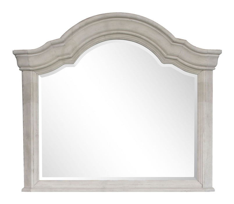 Bronwyn - Drawer Dresser With Shaped Mirror - Alabaster Magnussen Furniture