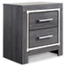 Lodanna - Two Drawer Night Stand - Gray Signature Design by Ashley®