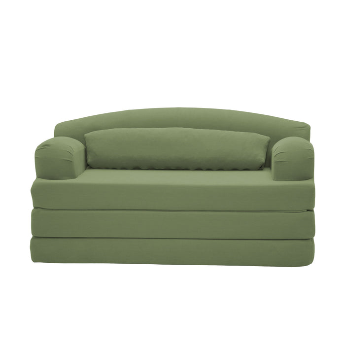 2 Seater Sofa Bed, Compact Foldable Floor Couch Home Essentials