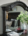 Bellamy - Shaped Mirror - Peppercorn Magnussen Furniture
