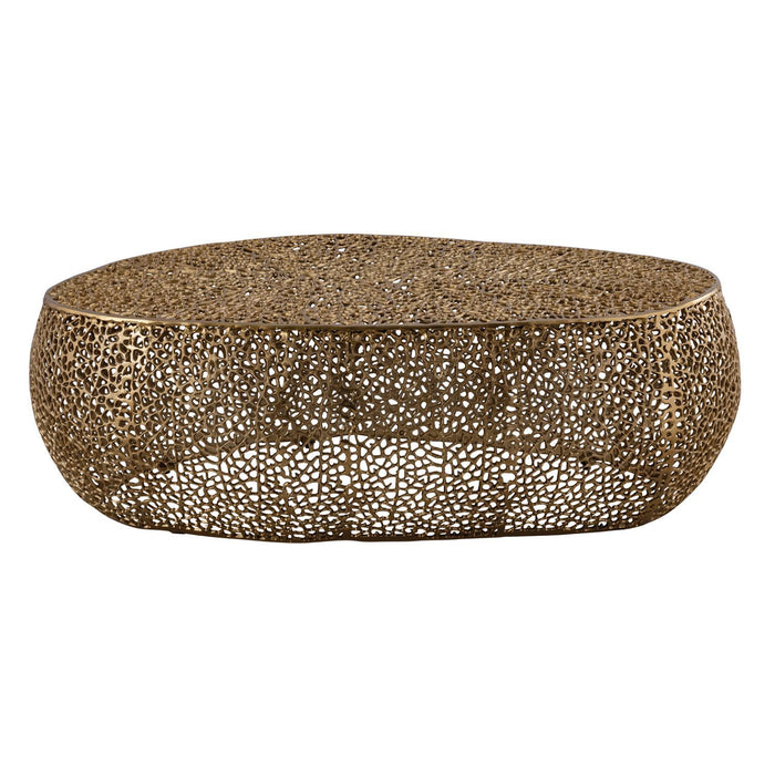 T3601 - Modern Oval Coffee Table Matrix Furniture Group