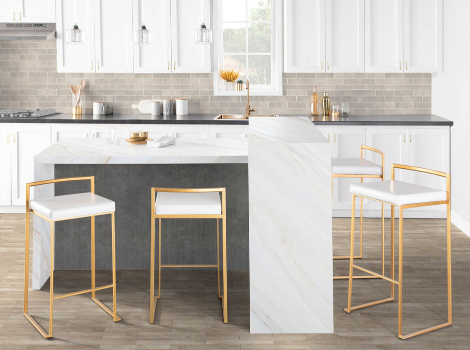 Fuji - Contemporary / Glam & Quality Construction Barstool Lumi Source