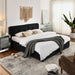 Storage Upholstered Hydraulic Platform Bed With Integrated Headboard Home Essentials