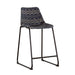 Claire - Canvas Upholstered Counter Chair (Set of 2) - Blue Furniture Max