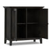 Amherst - 2 Door Storage Cabinet & Adjustable Shelving - Brown Simpli-Home