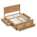 Modern Storage Platform Bed Frame With 6 Drawers Hearth and Haven
