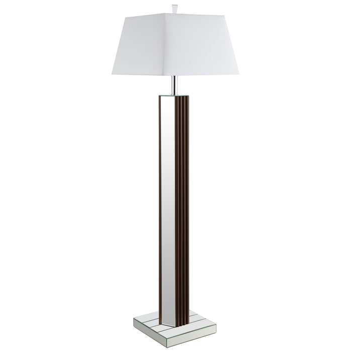 Echolls - Lamp With Scalloped Accents And Mirror Detail Furniture Max
